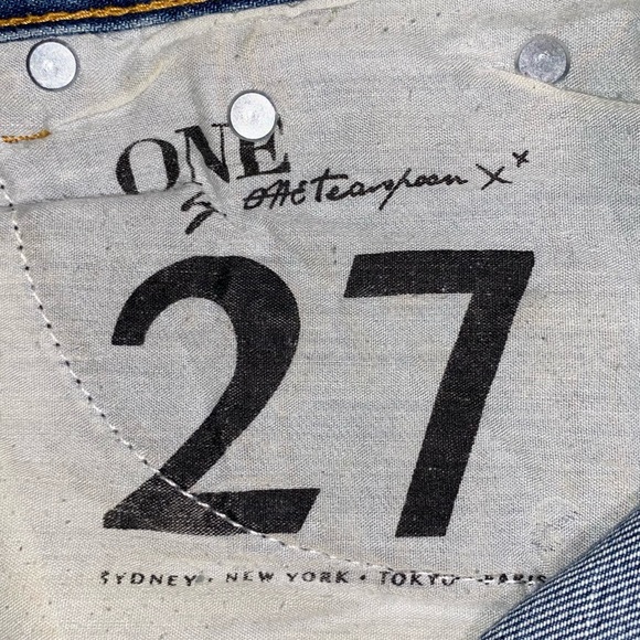 ONE TEASPOON Awesome Baggies Destroyed Low Jeans Size 27 - Picture 5 of 16